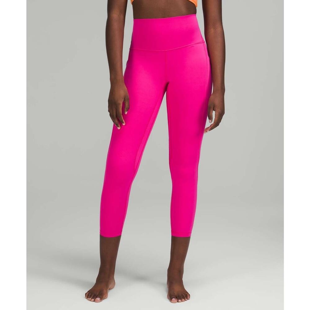Lululemon Align High-Rise Leggings Pockets Size 4 Sonic Pink Yoga Pilates Gym